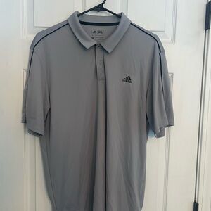 Adidas Men's Polo Shirt in Gray
